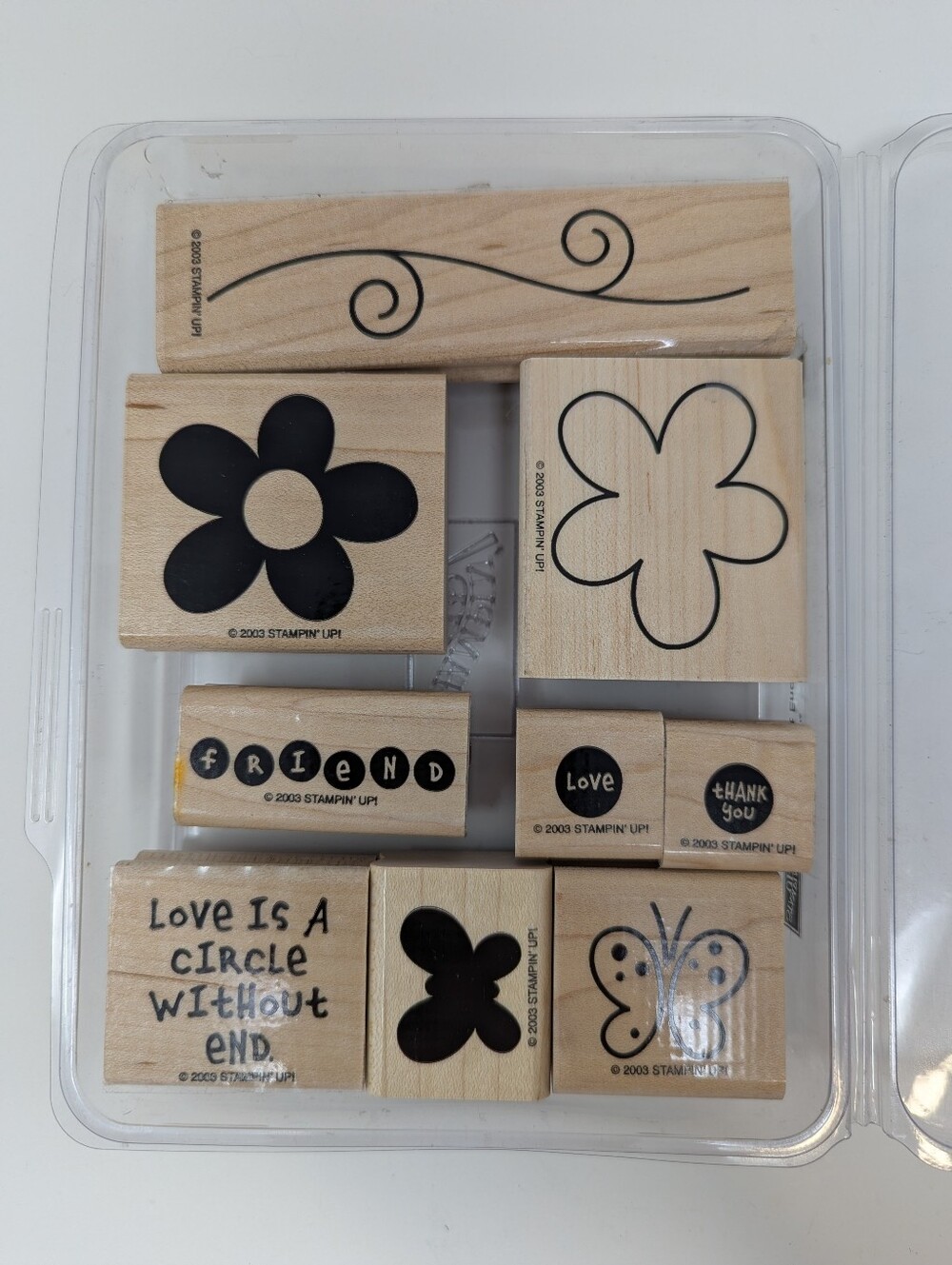 Stampin Up Love Without End Wood Stamp Set